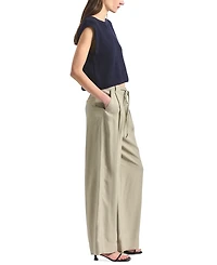 Derek Lam 10 Crosby Women's Archer Mid-Rise Wide-Leg Suiting Trousers
