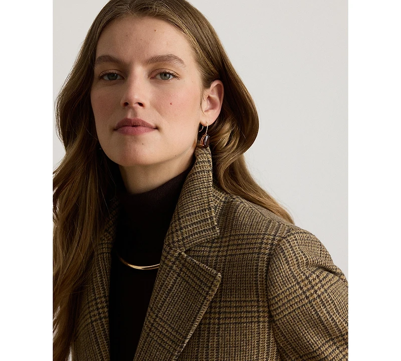 Lauren Ralph Women's Collared Wool Walker Coat