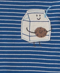 Carter's Toddler Boys' 2T-5T Milk & Cookies Snug Fit Sleep Play, 4-Piece Set