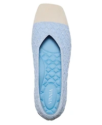 Vivaia Women's Margot Square-Toe V-Cut Slip on Ballet Flats