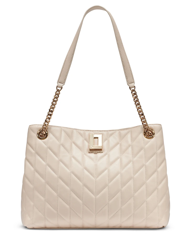 Karl Lagerfeld Paris Lafayette Large Tote Handbag