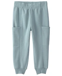 Carter's Toddler Boys' 2T-5T Striped Fleece Henley Sweatshirt and Jogger Pants, 2-Piece Set