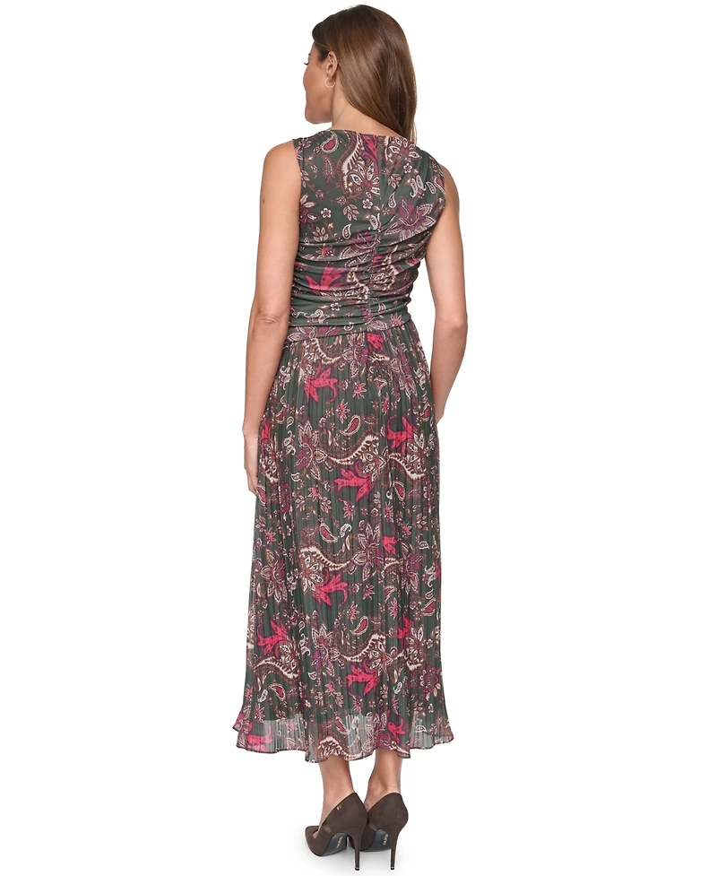 Vince Camuto Women's Boat Neck Twofer Dress