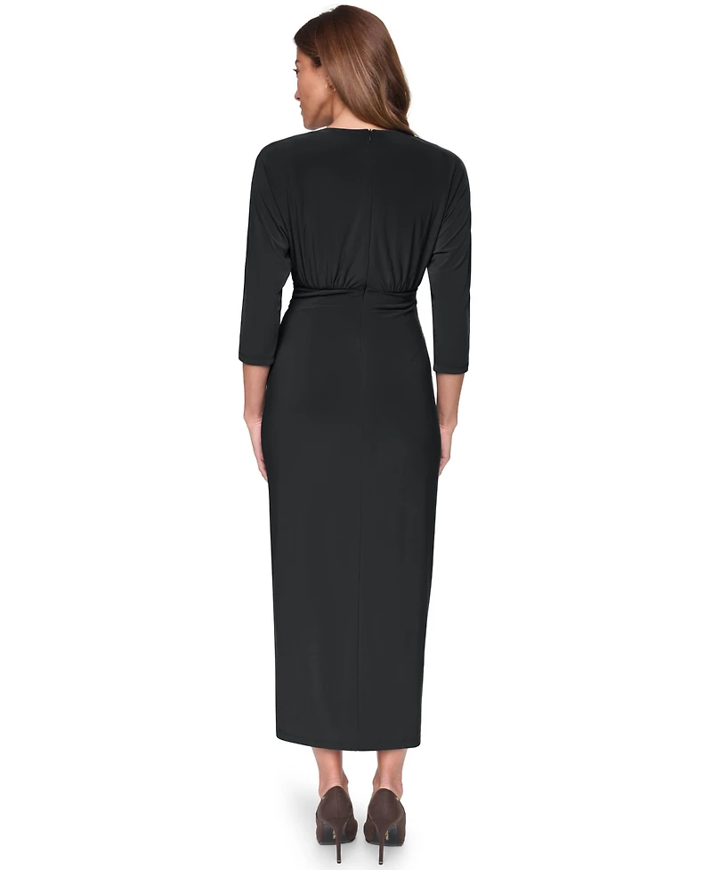 Vince Camuto Women's Ruched Bodycon Midi Dress