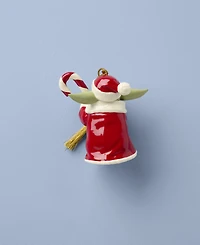Lenox Holiday Grogu with Candy Cane Ornament