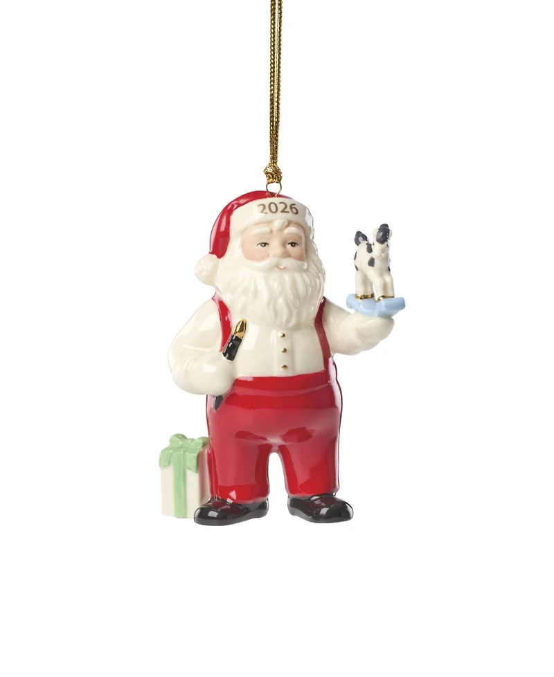 Lenox 2026 Santa Working in His Workshop Ornament