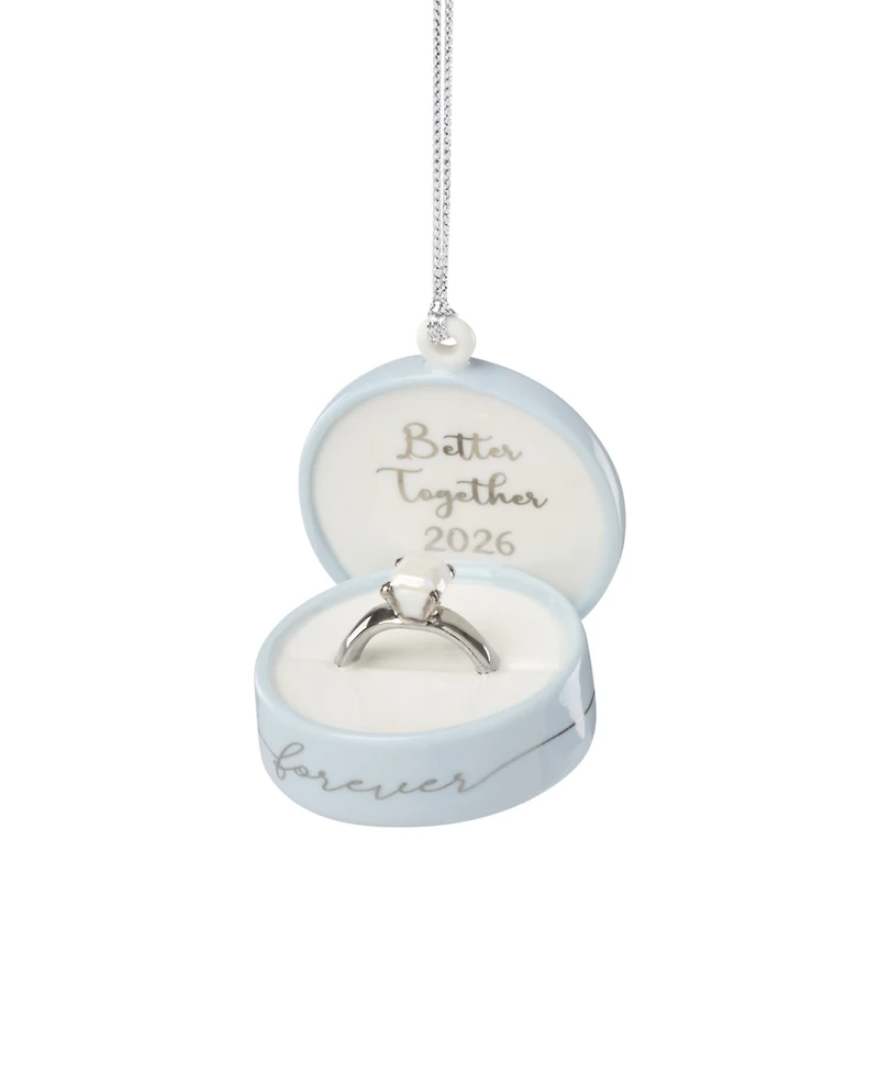 Lenox 2026 Together Forever Ring Box Ornament