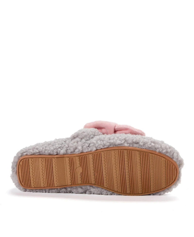 Dearfoams Women's Maryanne Luxe Teddy Maryjane