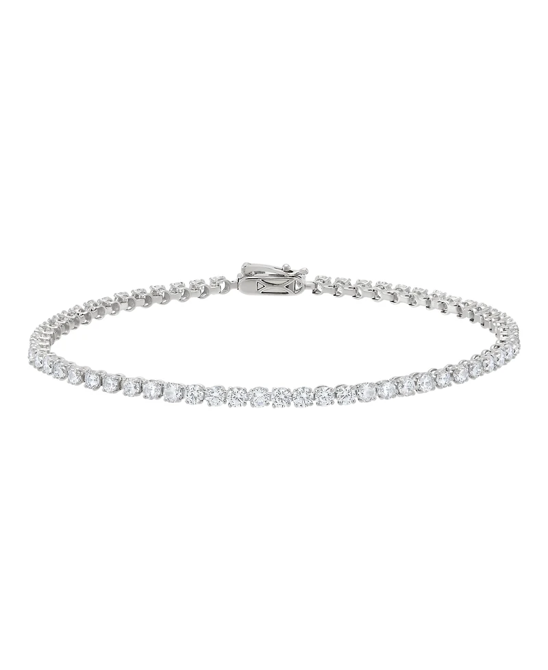 Macy's Lab-Grown Diamond Tennis Bracelet (3 ct. t.w.) 10k White Gold (Also Available Yellow Gold)