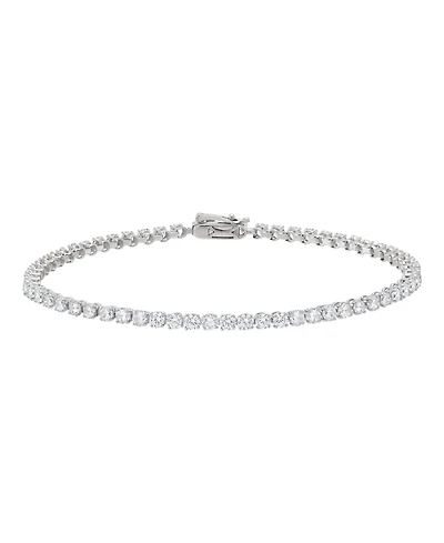 Macy's Lab-Grown Diamond Tennis Bracelet (3 ct. t.w.) 10k White Gold (Also Available Yellow Gold)