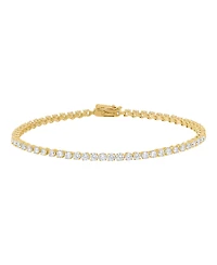 Macy's Lab-Grown Diamond Tennis Bracelet (3 ct. t.w.) in 10k White Gold (Also Available in 10k Yellow Gold)