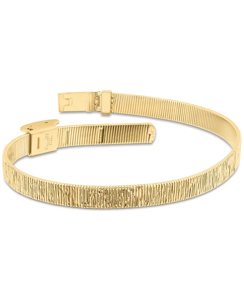 Calvin Klein Women's Sophisticated Texture Stainless Steel Bracelet