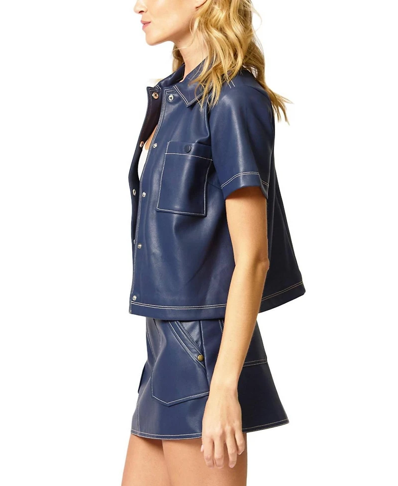 Central Park West Women's Rusty Cropped Jacket