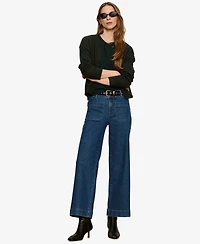 Sanctuary Women's Mid-Rise Wide-Leg Jeans