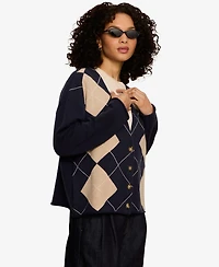 Sanctuary Women's Arden Long-Sleeve V-Neck Sweater