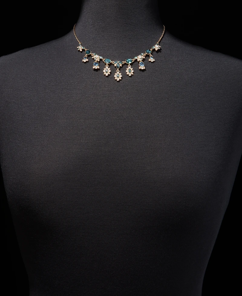 Marchesa Stone Shaky Statement Necklace, 16" + 3" extender