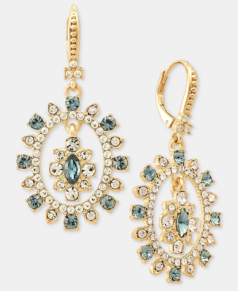 Marchesa Stone Orbital Drop Earrings