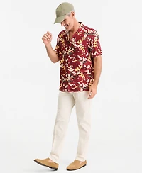 Club Room Men's Floral-Print Short-Sleeve Shirt, Macy's Exclusive