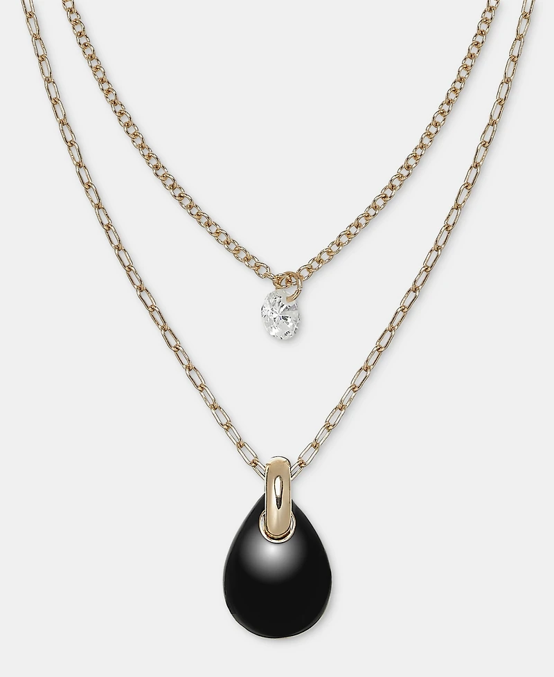 Dkny Layered Pendant Necklace, 16" + 3" extender