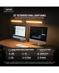 Neewer CRI80 Vlog Monitor with 20W, 2200lux, CRI80