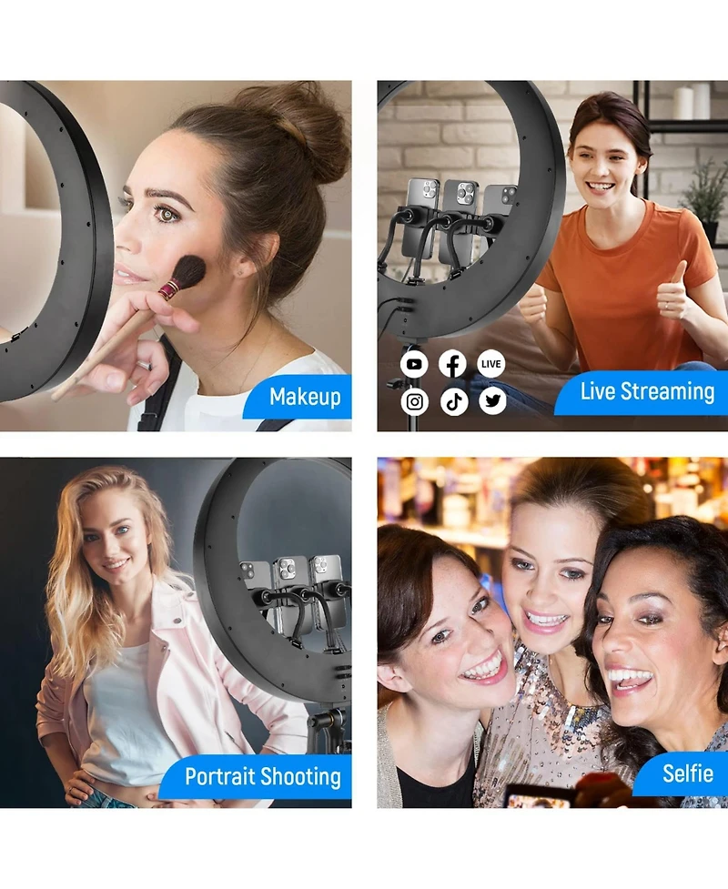 Neewer RP19H Ring Light with 19 Inch for select iPhone models