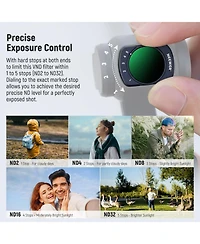 Neewer Fl-B28 Camera Lens Accessory with ND2-32, Cpl, 0.75x for Dji Osmo Pocket 3