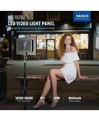 Neewer Nl-192B Led Video Light with 20W, 8000mAh, 5600K
