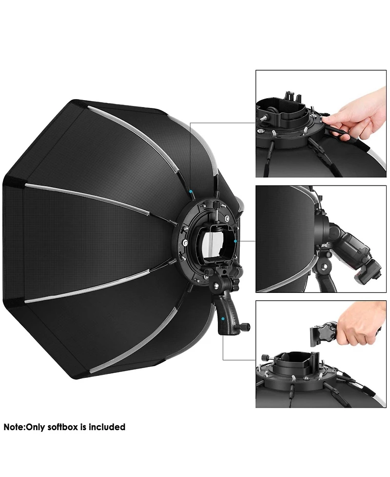 Neewer Sf-RP26 Softbox with 65cm for Neewer TT560 NW880 NW600 NW620 NW700 Nw-670 750II
