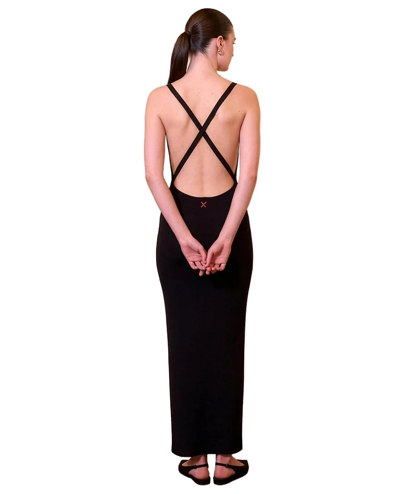 Pcfg Women's Daydreamers Cross Back Knit Maxi Dress
