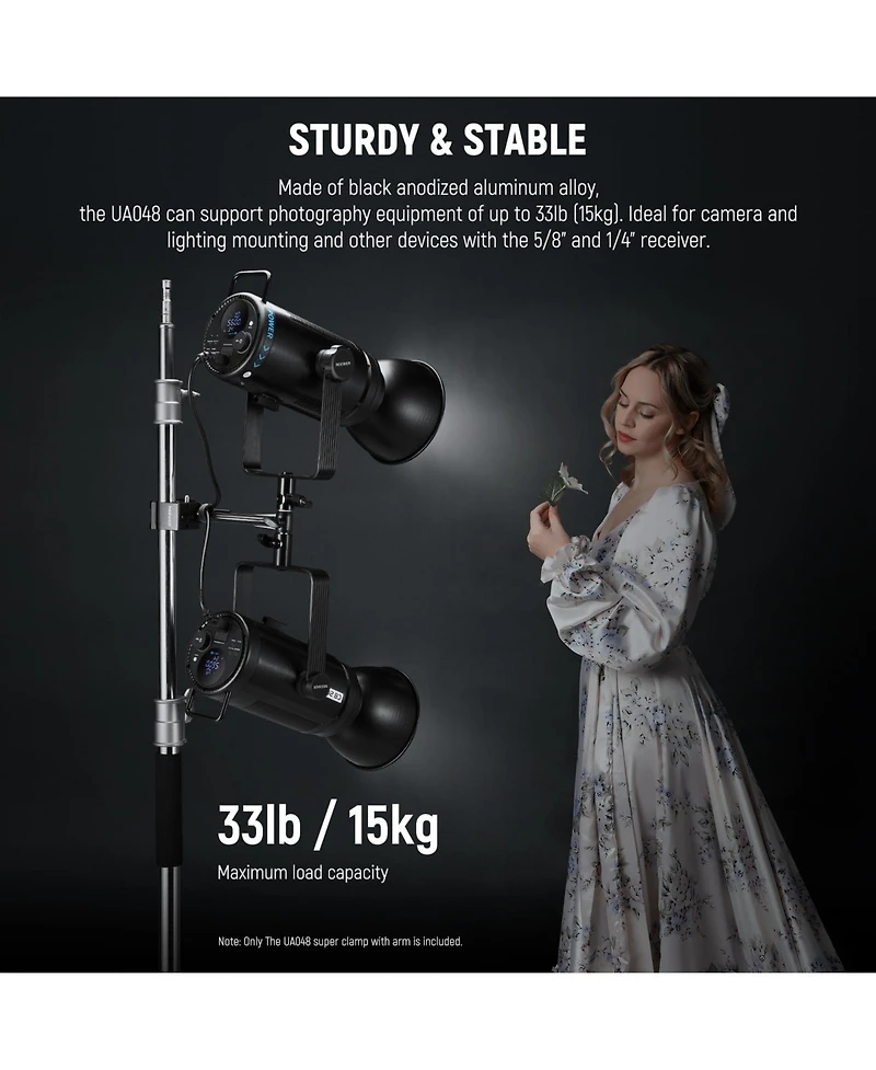 Neewer Camera Mounting Accessory with 33lb, 15kg