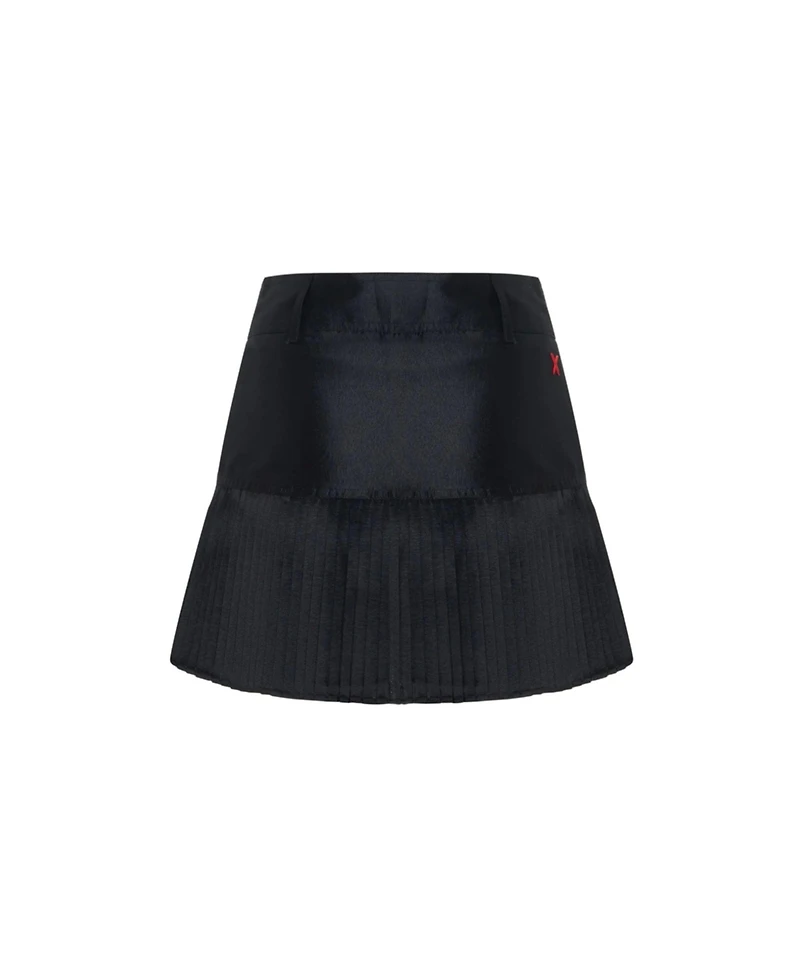 Pcfg Women's The Party Edit Belted Pleated Mini Skirt