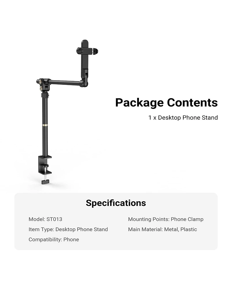 Neewer ST013 Camera Mounting Accessory for select iPhone and Android mobile devices