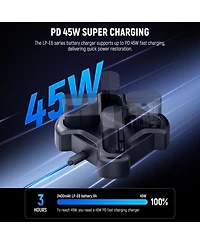 Neewer Lp-E6 Camera Battery and Charging Accessory with 45W, Usb C for Canon Eos R5 Mark Ii 6D MarkII 5D