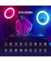 Neewer Rgb18 Ring Light with 18 Inch, 42W, RGB for select iPhone models