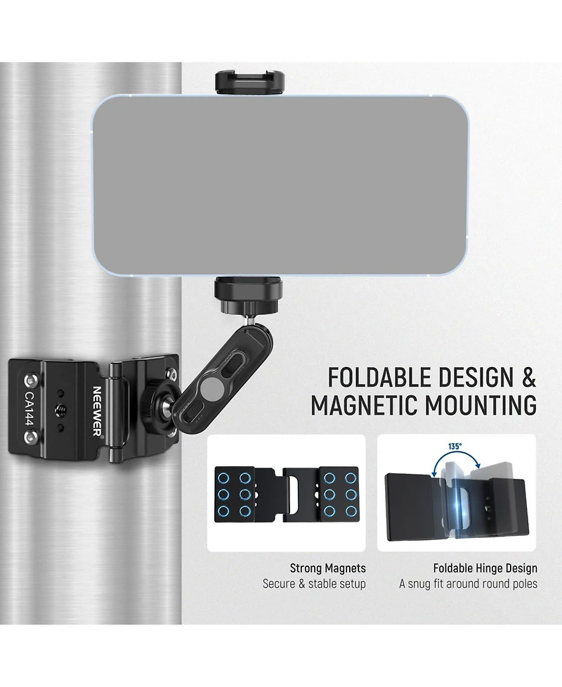 Neewer CA144 Camera Mounting Accessory for select GoPro, Dji and Insta360 action cameras