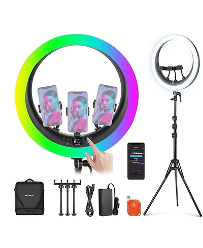 Neewer RP19C Ring Light with 42W, 2800lux, CRI97