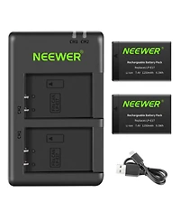 Neewer Lp-E6P Camera Battery and Charging Accessory with 2200mAh for Canon Eos R5 Mark Ii R5 R6 R7
