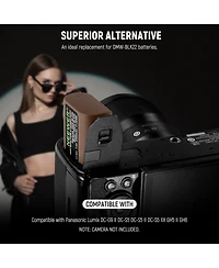 Neewer S5II Camera Battery and Charging Accessory with 2400mAh for Panasonic Lumix S5IIX S5II S5 GH6 Dc-G9 II