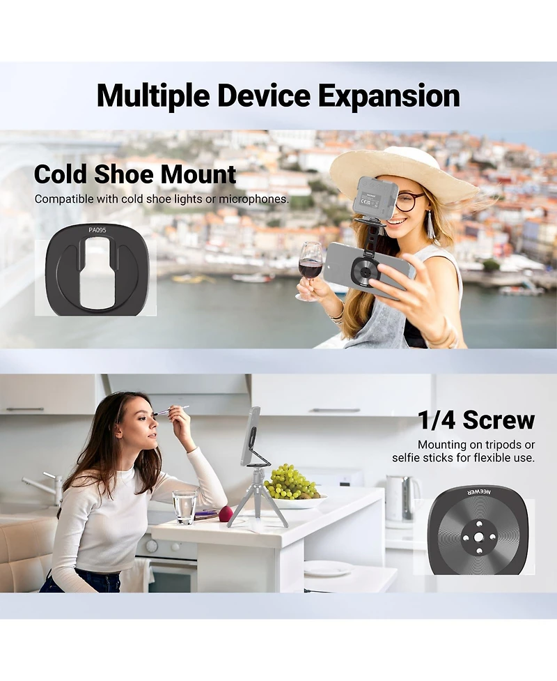 Neewer PA095 Camera Mounting Accessory for select iPhone and Android mobile devices