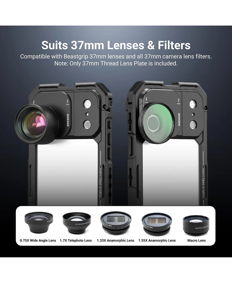 Neewer PA143 Camera Mounting Accessory for select iPhone models