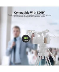 Neewer Np-F750 Led Video Light with 4400mAh, Usb C for select Sony Np-f-series devices