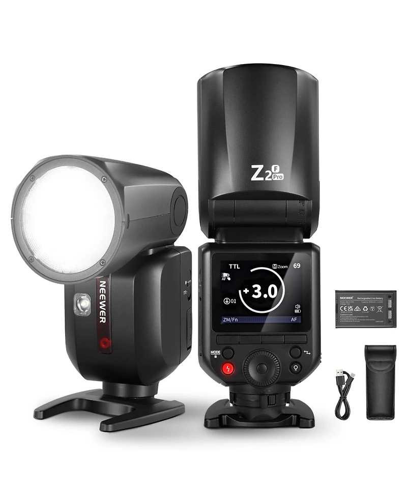 Neewer Z2PRO-f Camera Flash with 76Ws, 3000mAh, Ttl for Fujifilm