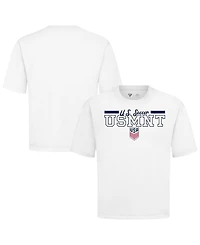 LevelWear Men's White Usmnt Vanguard Luxe Signature T-Shirt