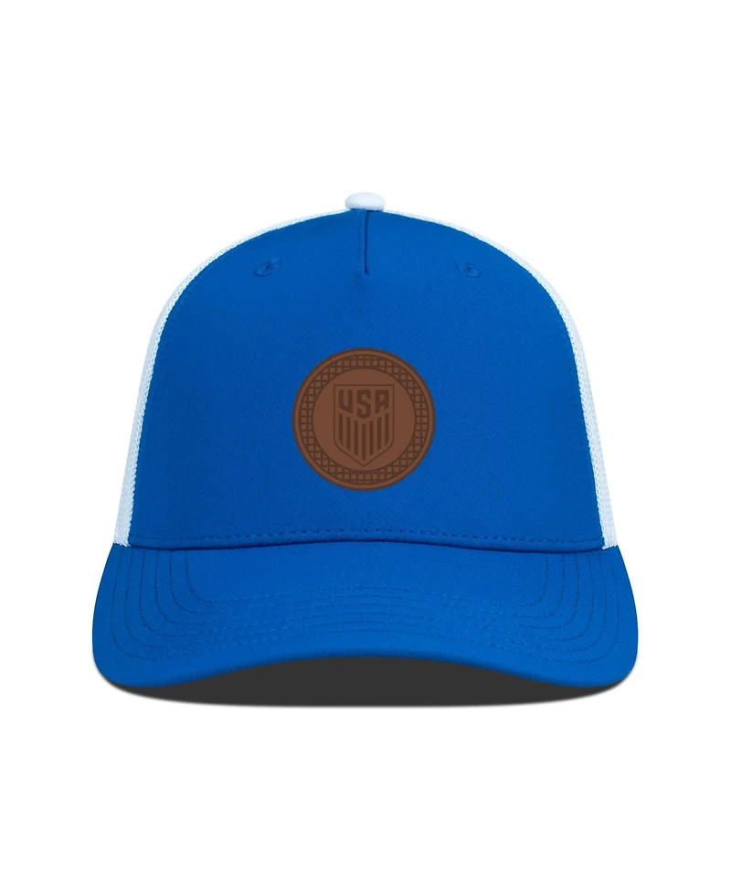 LevelWear Men's Royal/White Usmnt Signal Periscope Adjustable Trucker Hat