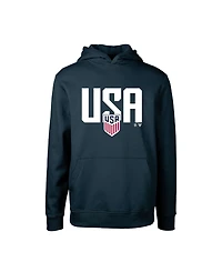 Levelwear Big Boys and Girls Navy Usmnt Podium Mascot Pullover Hoodie
