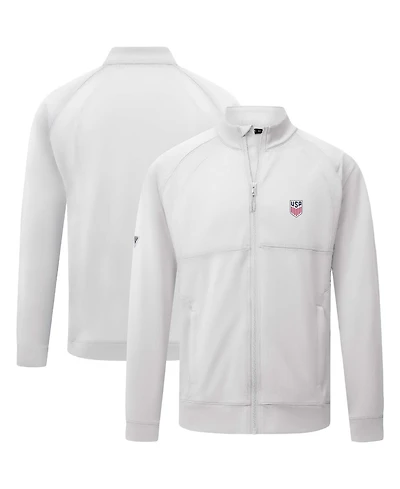 LevelWear Men's White Usmnt Form Full-Zip Jacket