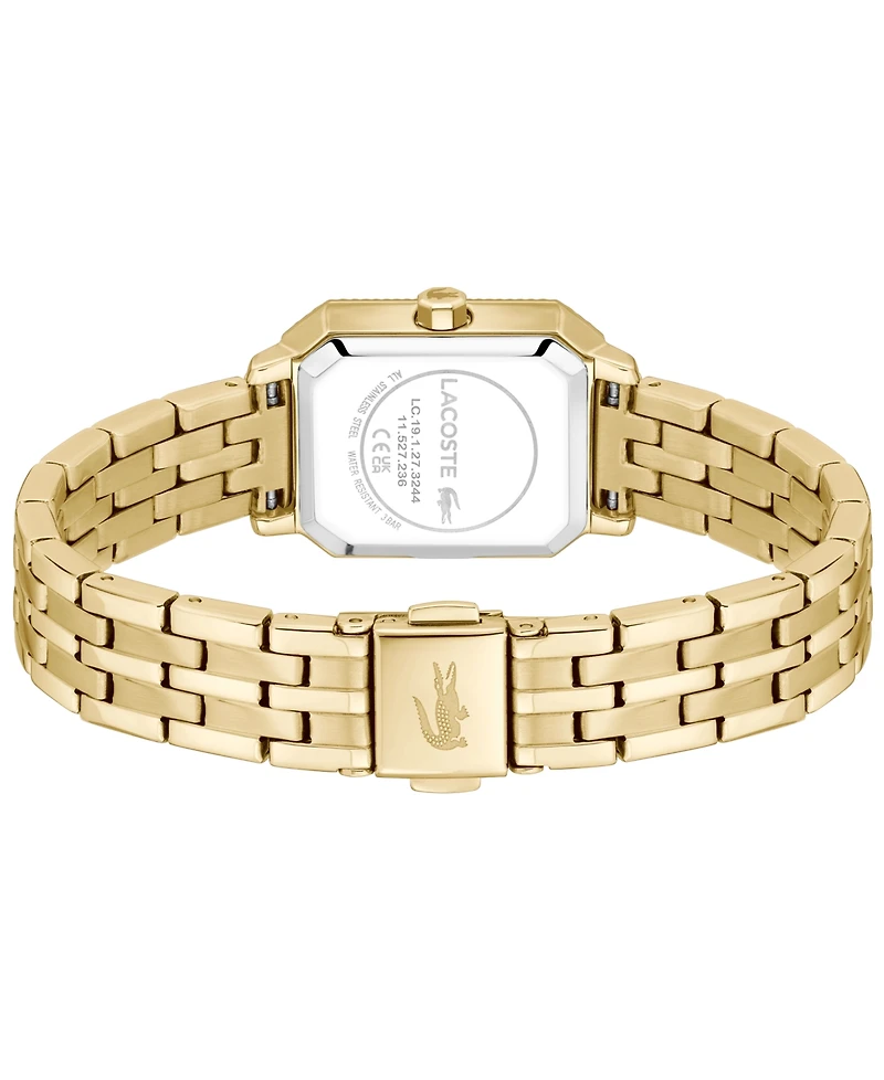 Lacoste Women's Quartz Parisienne Gold-Tone Stainless Steel Bracelet Watch 22.8mm