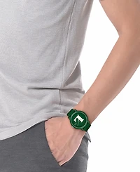 Lacoste Men's Quartz Lacoste.12.12 Green Silicone Strap Watch 42mm