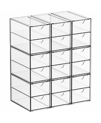 Xdovet Small Drawers Organizer Stackable Storage Stationery Pen Pencil Craft Glasses