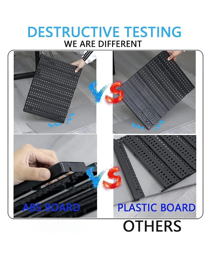 Xdovet Wall mounted parts rack tool storage rack suitable for screws, etc
